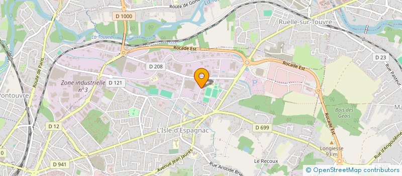 localisation de l'entreprise SCI DES PLANTIERS  L'ISLE-D'ESPAGNAC