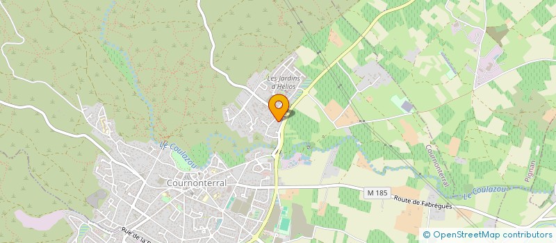 localisation de l'entreprise SCI DES PLATANES à COURNONTERRAL