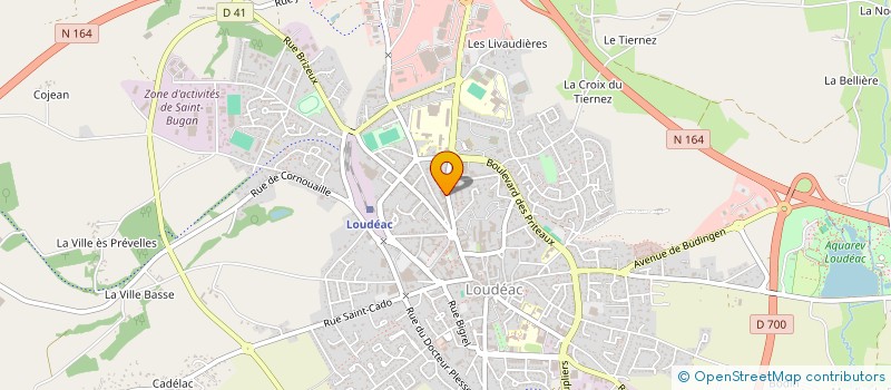 localisation de l'entreprise SCI DES PLATANES à LOUDEAC
