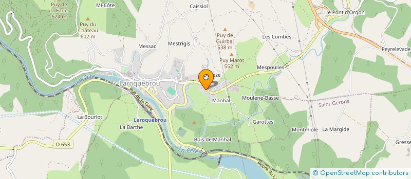 localisation de l'entreprise SCI DES PLATANES à LAROQUEBROU