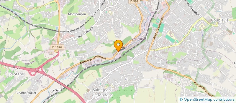 localisation de l'entreprise SCI DES PLATANES  SAINT-JEAN-DE-MOIRANS