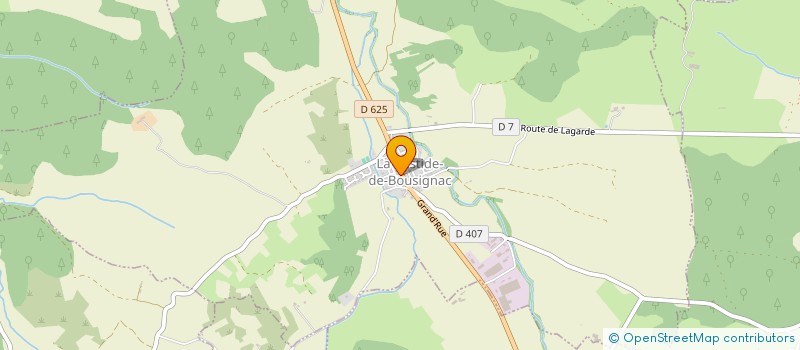 localisation de l'entreprise SCI DES PLATANES à LA BASTIDE-DE-BOUSIGNAC
