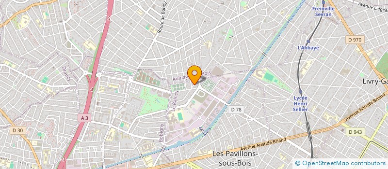 localisation de l'entreprise SCI DES PLATANES  LES PAVILLONS-SOUS-BOIS