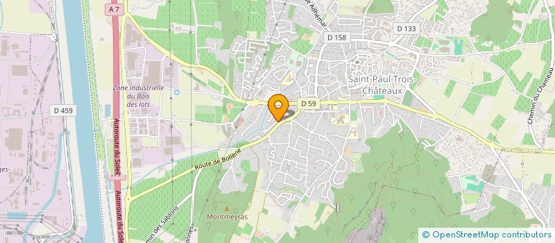 localisation de l'entreprise SCI DES PLATANES  SAINT-PAUL-TROIS-CHATEAUX