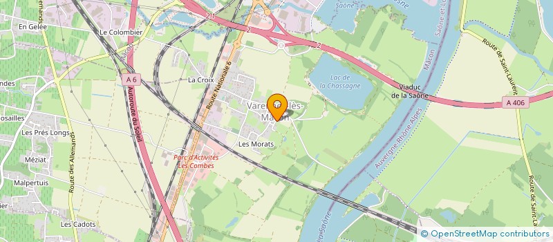 localisation de l'entreprise SCI DES PLATANES à VARENNES-LES-MACON