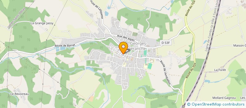 localisation de l'entreprise SCI DES PLATANES  DIEMOZ