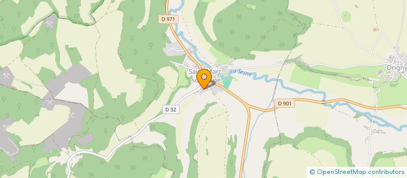 localisation de l'entreprise SCI DES PLATANES  SAINT-MARC-SUR-SEINE