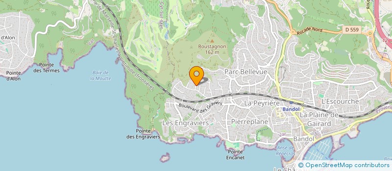 localisation de l'entreprise SCI DES PLAYES à BANDOL
