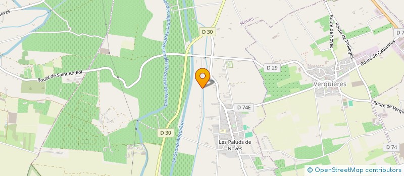 localisation de l'entreprise SCI DES POETES  NOVES