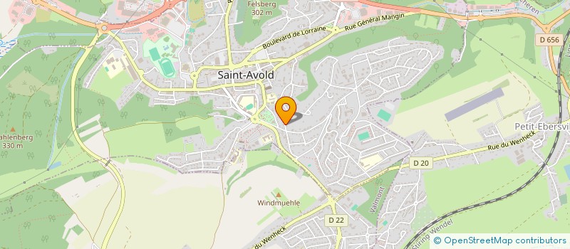 localisation de l'entreprise SCI DES POILUS à SAINT-AVOLD