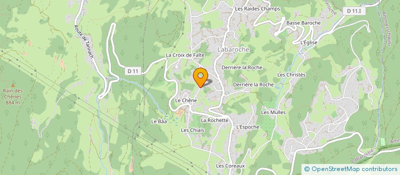 localisation de l'entreprise SCI DES POILUS  LABAROCHE