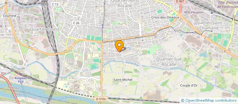 localisation de l'entreprise SCI DES POIRIERS  AVIGNON