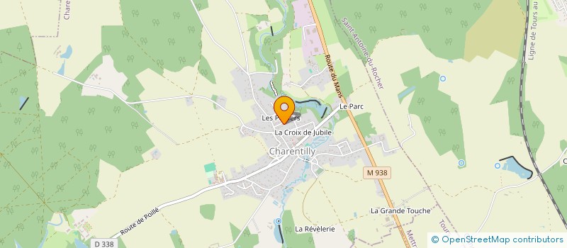 localisation de l'entreprise SCI DES POIRIERS  CHARENTILLY