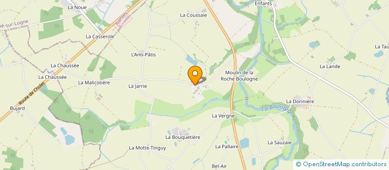 localisation de l'entreprise SCI DES POITRIVIERES  ROCHESERVIERE