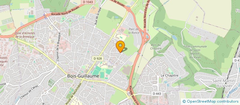 localisation de l'entreprise SCI DES POMMERAIES  BOIS-GUILLAUME