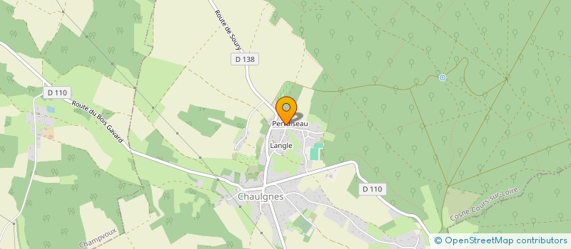 localisation de l'entreprise SCI DES POMMES  CHAULGNES