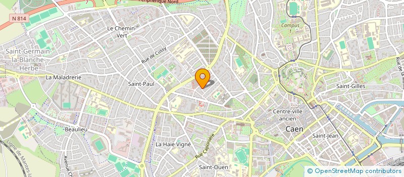 localisation de l'entreprise SCI DES POMMIERS à CAEN