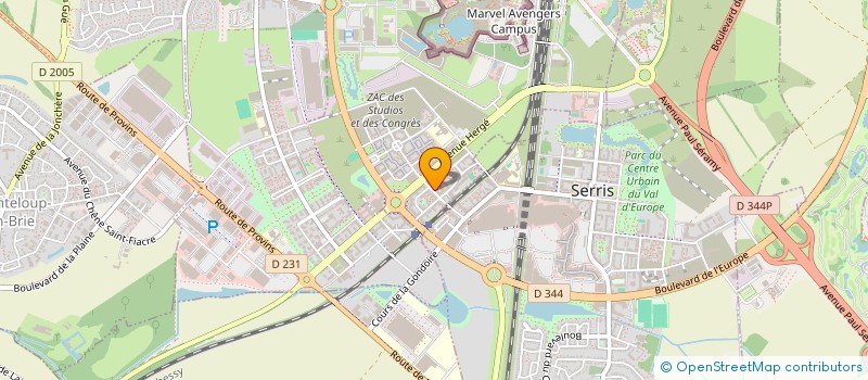 localisation de l'entreprise SCI DES POMMIERS  CHESSY