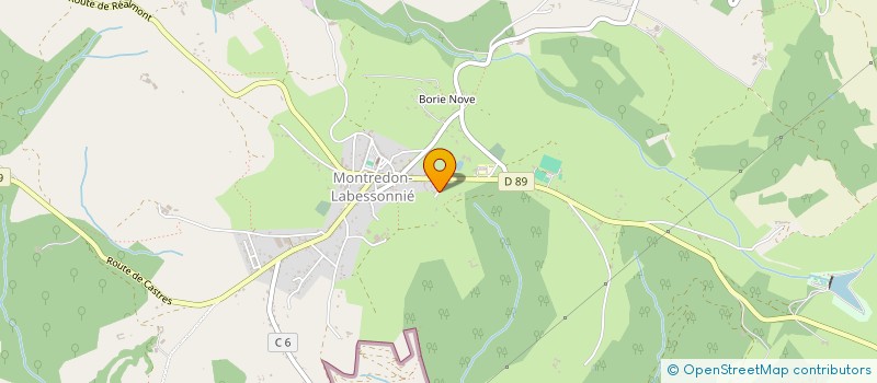 localisation de l'entreprise SCI DES POMMIERS  MONTREDON-LABESSONNIE