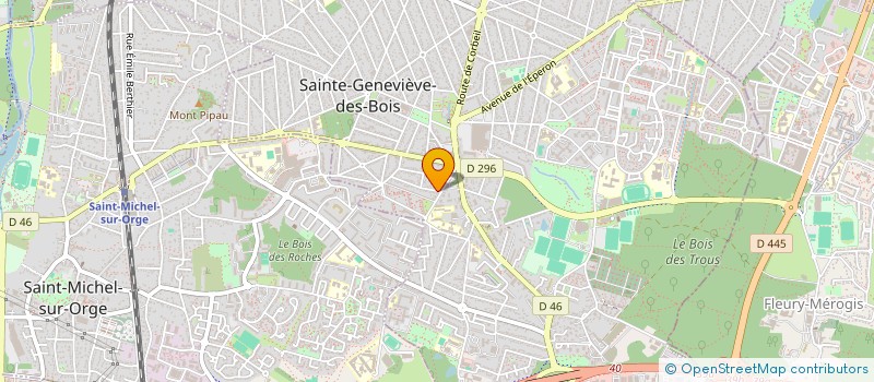 localisation de l'entreprise SCI DES POMMIERS  SAINTE-GENEVIEVE-DES-BOIS