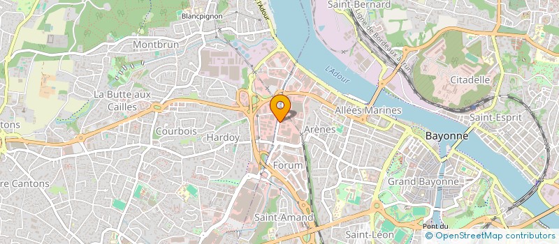 localisation de l'entreprise SCI DES PONTOTS  ANGLET