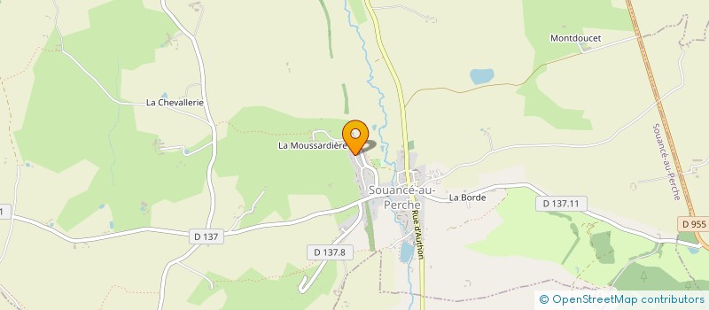 localisation de l'entreprise SCI DES PONTS à SOUANCE-AU-PERCHE