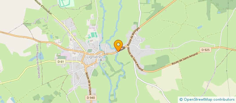 localisation de l'entreprise SCI DES PONTS  LIGNIERES