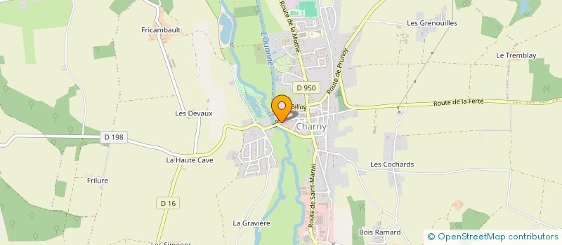 localisation de l'entreprise SCI DES PONTS à CHARNY OREE DE PUISAYE