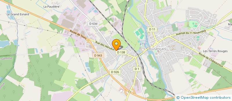 localisation de l'entreprise SCI DES PONTS BUZANCAIS à BUZANCAIS