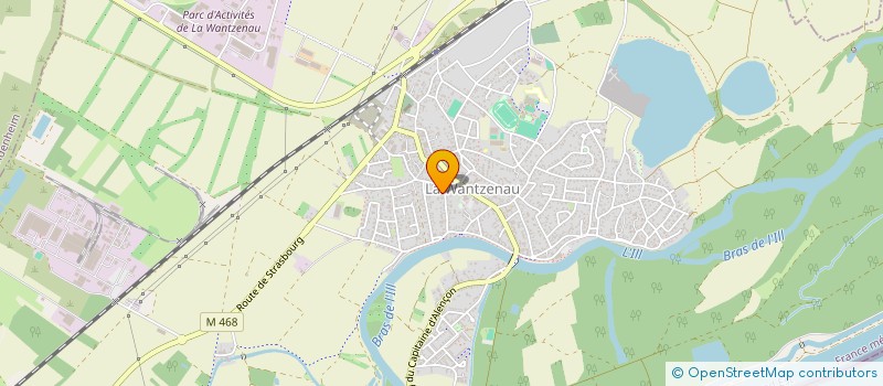 localisation de l'entreprise SCI DES PONTS COUVERTS  LA WANTZENAU