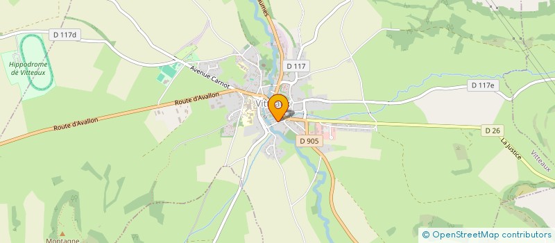 localisation de l'entreprise SCI DES PONTS DE BOIS  VITTEAUX