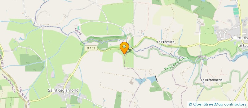 localisation de l'entreprise SCI DES PORTEAUX  INGRANDES-LE FRESNE SUR LOIRE