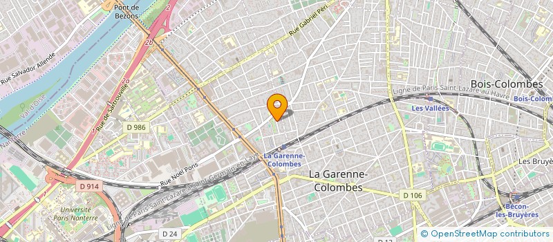 localisation de l'entreprise SCI DES PORTES à COLOMBES