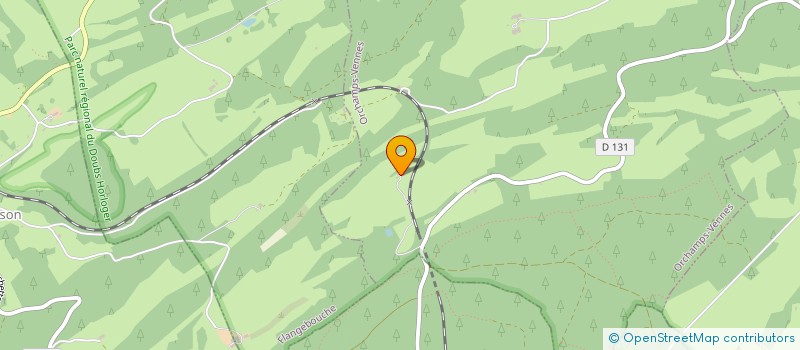 localisation de l'entreprise SCI DES PORTES  ORCHAMPS-VENNES