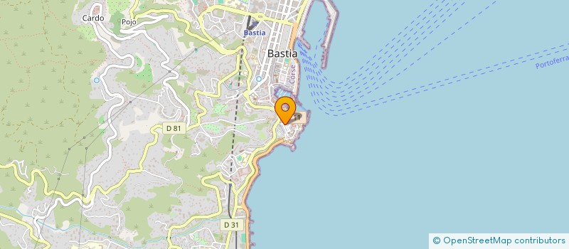 localisation de l'entreprise SCI DES PORTES à BASTIA