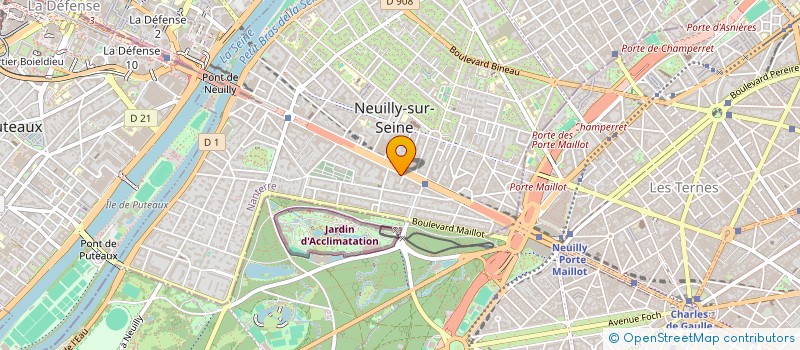 localisation de l'entreprise SCI DES PORTES BONMARCHAND à NEUILLY-SUR-SEINE