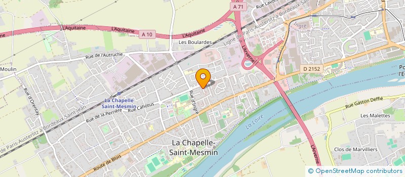 localisation de l'entreprise SCI DES PORTES ROUGES  LA CHAPELLE-SAINT-MESMIN