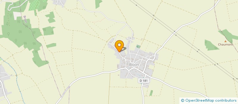 localisation de l'entreprise SCI DES PORTILLONS  BRION