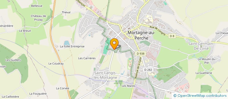 localisation de l'entreprise SCI DES POSSIBLES à MORTAGNE-AU-PERCHE