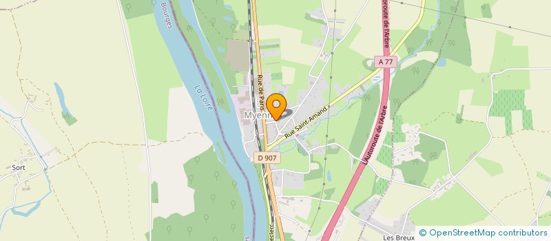 localisation de l'entreprise SCI DES POTERIES à MYENNES
