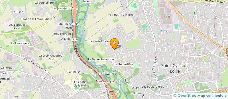 localisation de l'entreprise SCI DES POTTOKS à SAINT-CYR-SUR-LOIRE