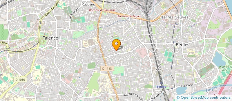 localisation de l'entreprise SCI DES POUIPOUIS à BEGLES