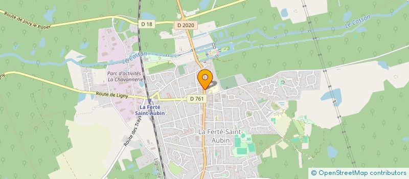 localisation de l'entreprise SCI DES POULIES à LA FERTE-SAINT-AUBIN
