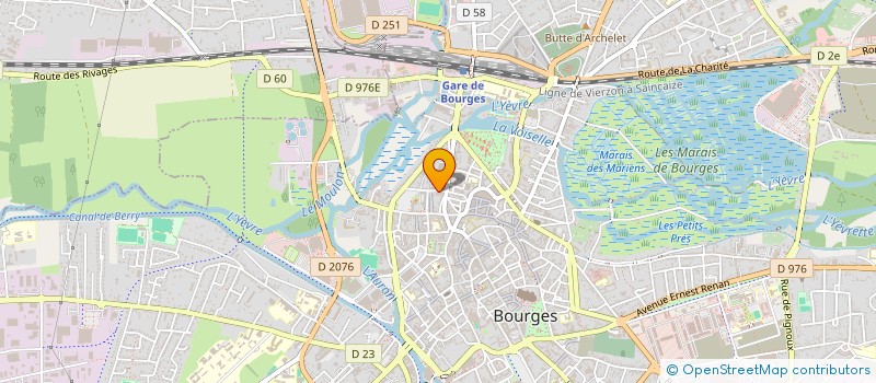 localisation de l'entreprise SCI DES POULIES  BOURGES
