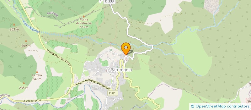 localisation de l'entreprise SCI DES POUSSINS à BARBAGGIO