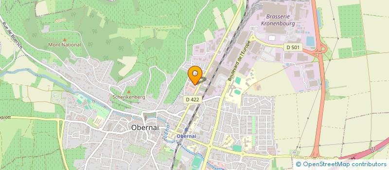 localisation de l'entreprise SCI DES POUTCHS à OBERNAI