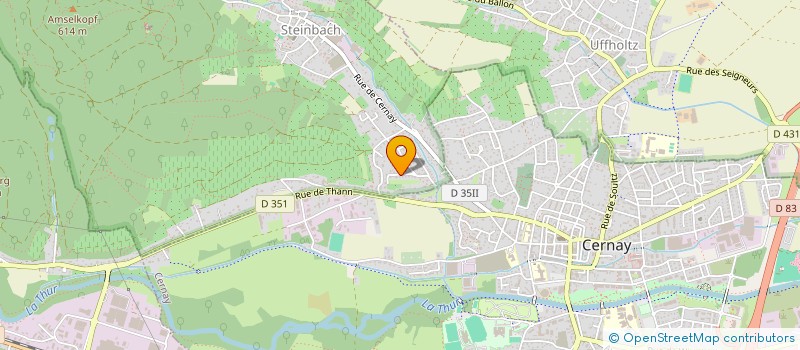 localisation de l'entreprise SCI DES PRAIRIES  ASPACH-LE-BAS