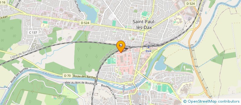 localisation de l'entreprise SCI DES PRAIRIES à DAX