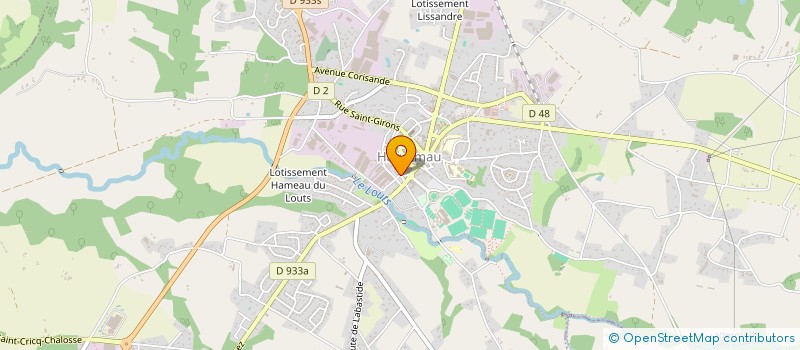 localisation de l'entreprise SCI DES PRAIRIES GROSSES  HAGETMAU