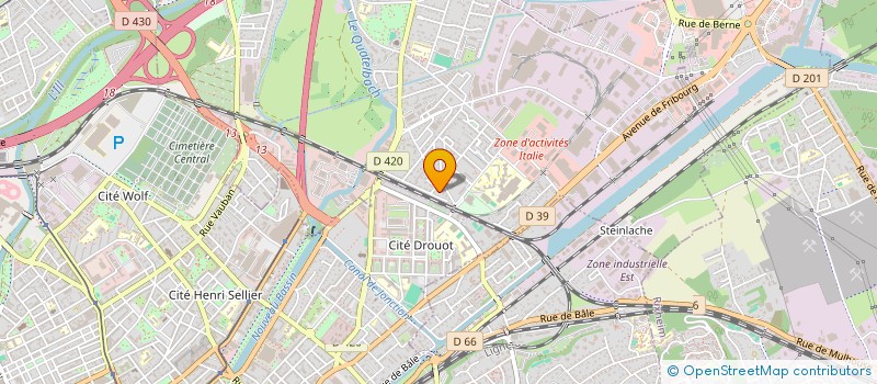 localisation de l'entreprise SCI DES PRES  ILLZACH